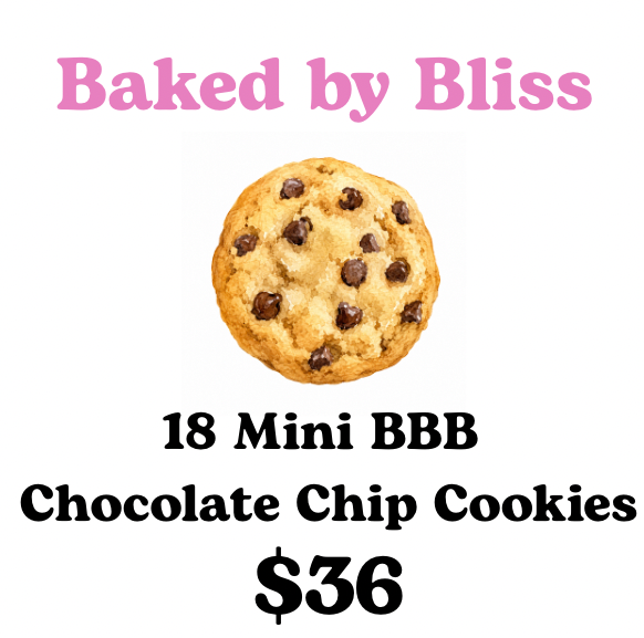 18 Mini BBB Chocolate Chip Cookies